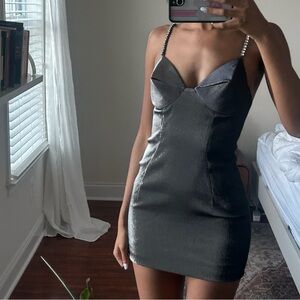 Elegant Silver Dress